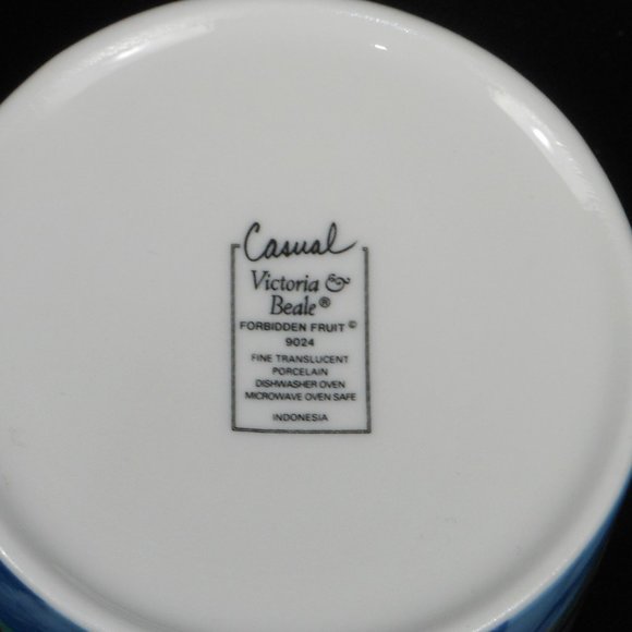 6 sets of beautiful tea cups & saucers. Victoria & Beale 9024 Forbidden Fruit - Picture 8 of 8